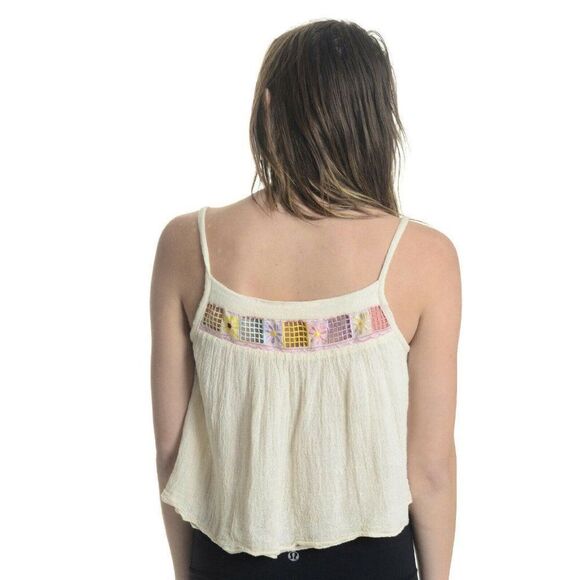 Jen's Pirate Booty Cotton Floral Prudence Top M - Picture 2 of 2